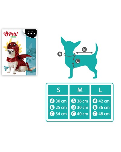 Dog Dragon Costume Size S
